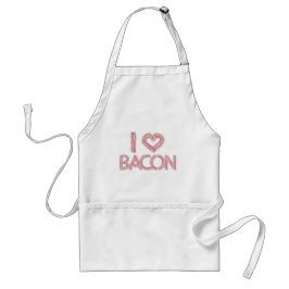 I Liebe Bacon Schürze
