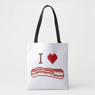 I Liebe Bacon Tasche