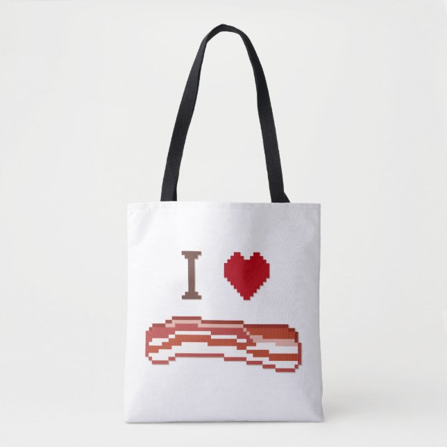 I Liebe Bacon Tasche (Vorderseite)