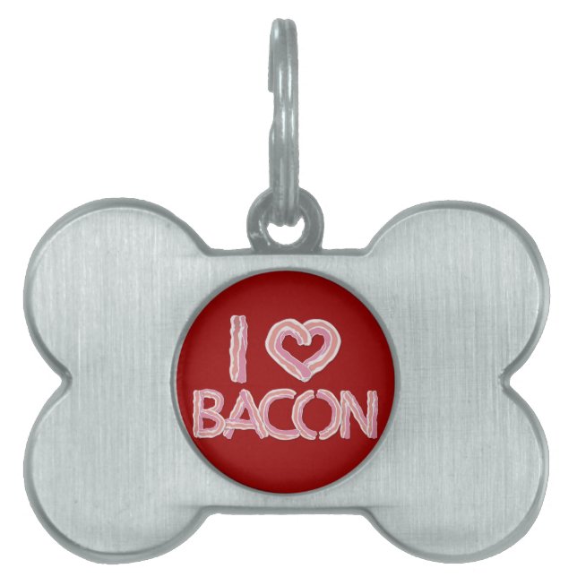I Liebe Bacon Tiermarke (Vorderseite)