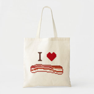 I Liebe Bacon Tragetasche