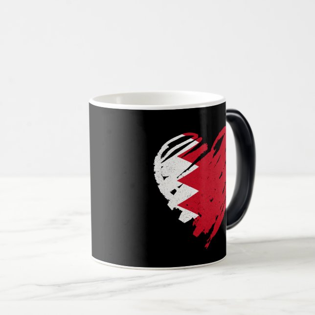 I Liebe Bahrain - Bahraini Flag Anhörung Verwandlungstasse (VorderseiteRechts)