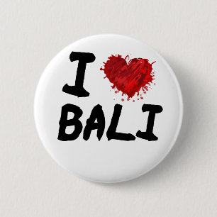 I Liebe Bali Button