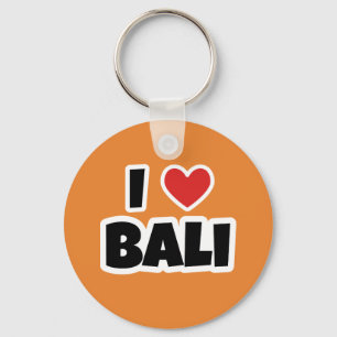I Liebe Bali Schlüsselanhänger