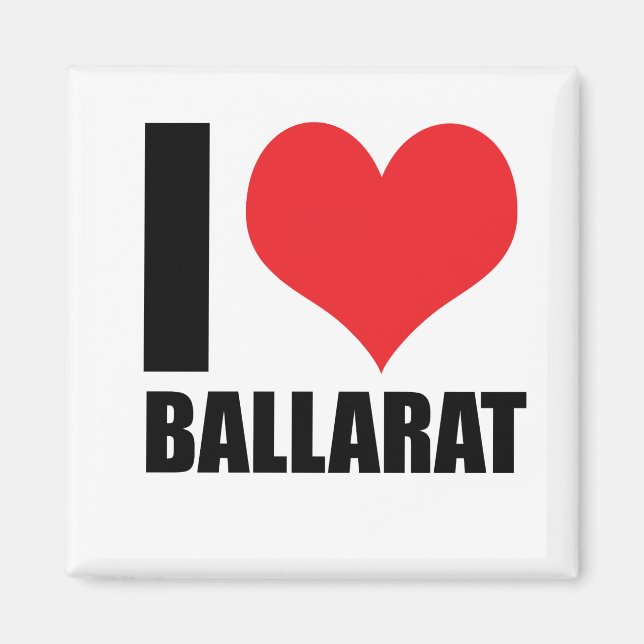 I Liebe Ballarat Magnet (Vorne)