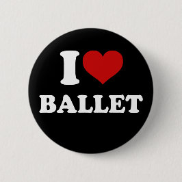 I Liebe Ballet Button