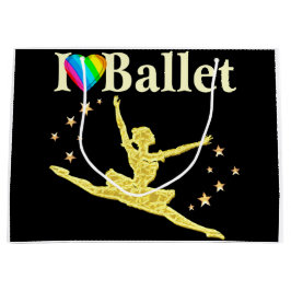 I LIEBE BALLET DESIGN GROßE GESCHENKTÜTE