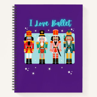 I Liebe Ballet Nutcrackers Notebook Notizbuch