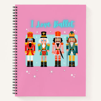 I Liebe Ballet Nutcrackers Notebook Notizbuch