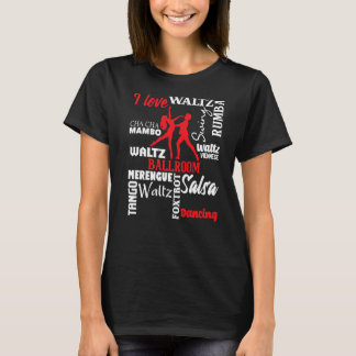 I Liebe Ballroom Dance Instructor Pair Cho T-Shirt