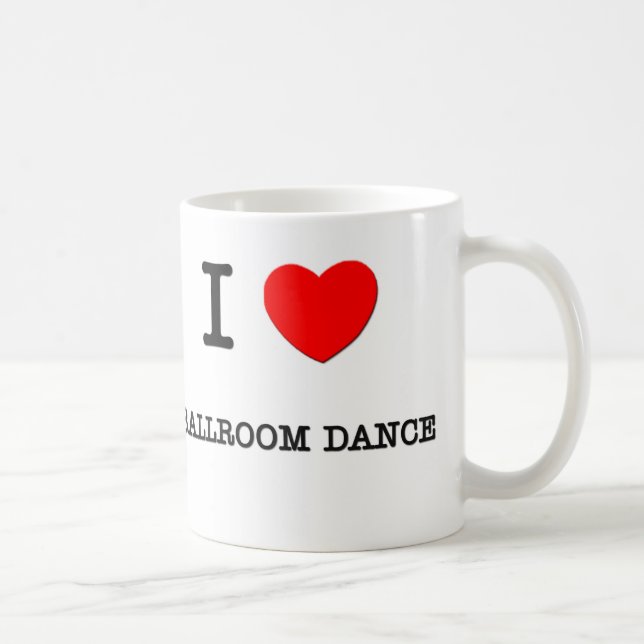 I Liebe-Ballsaaltanz Kaffeetasse (Rechts)