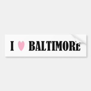 I Liebe-Baltimore-Autoaufkleber Autoaufkleber