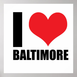 I Liebe Baltimore Poster