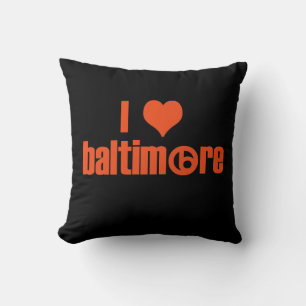 I Liebe Baltimore Throw Kissen