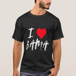 I Liebe Bama Alabama Daughter Friend Mama T-Shirt