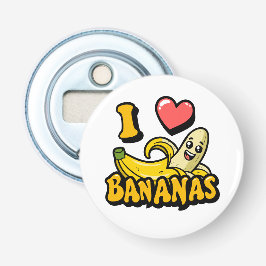 I Liebe Bananen Flaschenöffner