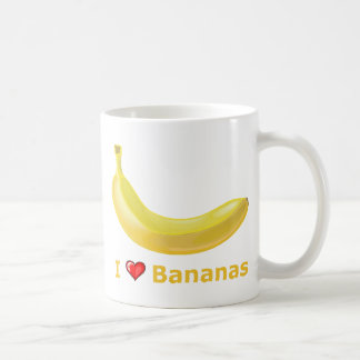 I Liebe-Bananen Kaffeetasse