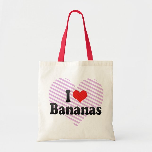 I Liebe-Bananen Tragetasche (Vorne)