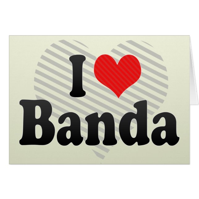 I Liebe Banda (Vorderseite (Horizontal))