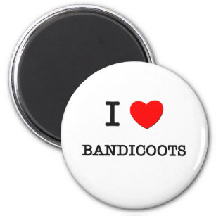 I Liebe BANDICOOTS Magnet