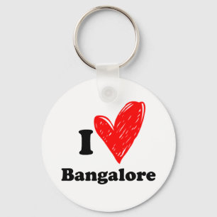 I Liebe Bangalore Schlüsselanhänger
