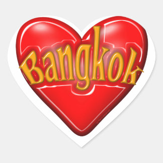 I Liebe Bangkok Herz-Aufkleber