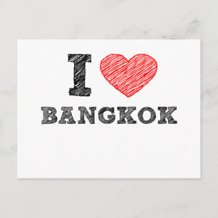 I Liebe Bangkok Postkarte