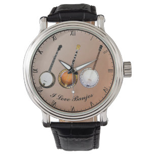 I LIEBE BANJOS ARMBANDUHR