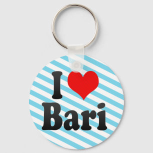 I Liebe Bari, Italien Schlüsselanhänger