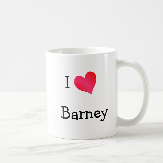I Liebe Barney Kaffeetasse (Rechts)