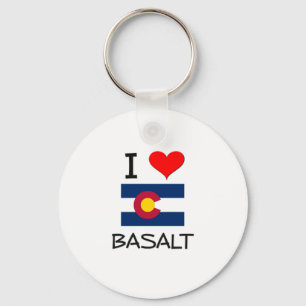 I Liebe BASALT Colorado Schlüsselanhänger