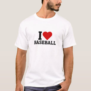 I Liebe Baseball - Baseball Lover T-Shirt