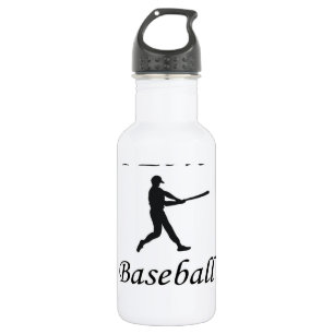 I Liebe-Baseball Edelstahlflasche