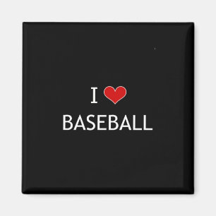 I Liebe Baseball Magnet