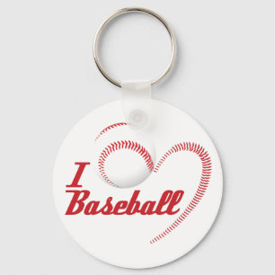 I Liebe-Baseball-Schlüsselanhänger Schlüsselanhänger