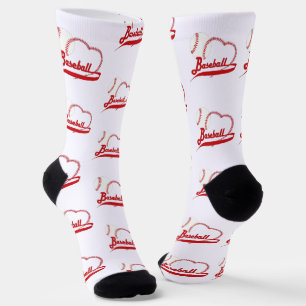 I Liebe Baseball Socken
