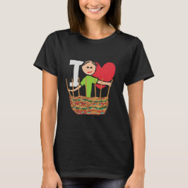 I Liebe Basket Weaving T-Shirt