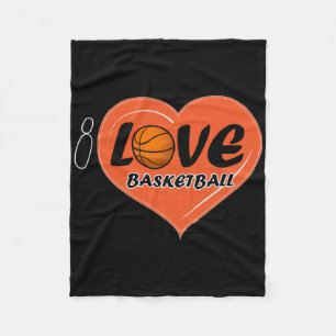 I Liebe Basketball 1 Fleecedecke