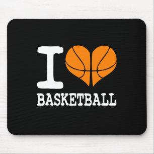 I Liebe Basketball Ball Sportathletik Lover Gesche Mousepad
