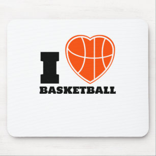 I Liebe Basketball Mousepad