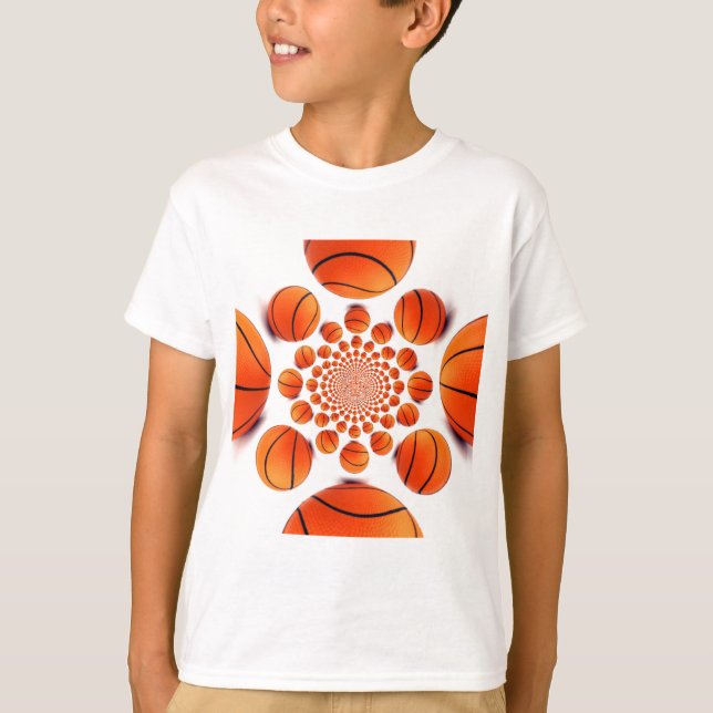 I Liebe Basketball T-Shirt (Vorderseite)