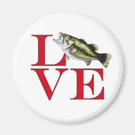 I Liebe Bass Magnet