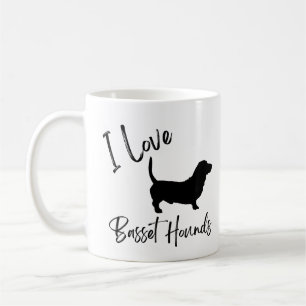 I Liebe Basset Hounds Kaffeetasse