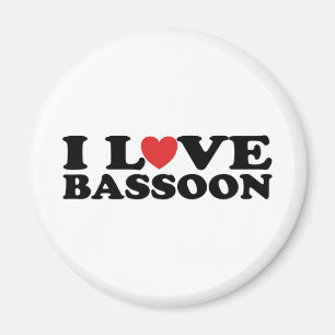 I Liebe Bassoon Magnet