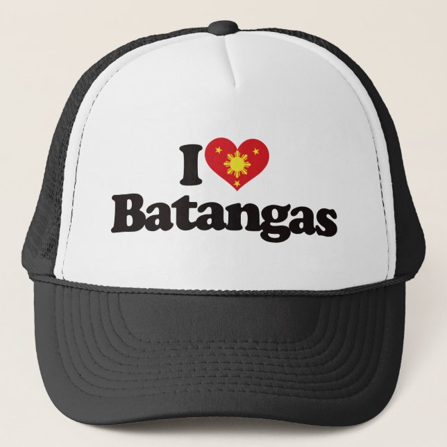 I Liebe Batangas Truckerkappe (Vorderseite)