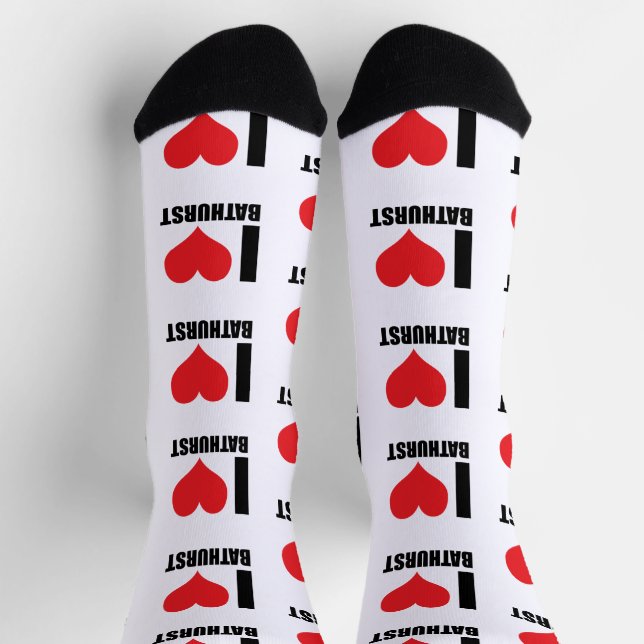 I Liebe Bathurst Socken (Oben)