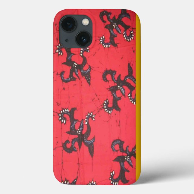 I Liebe Batik iPhone Case (Rückseite)