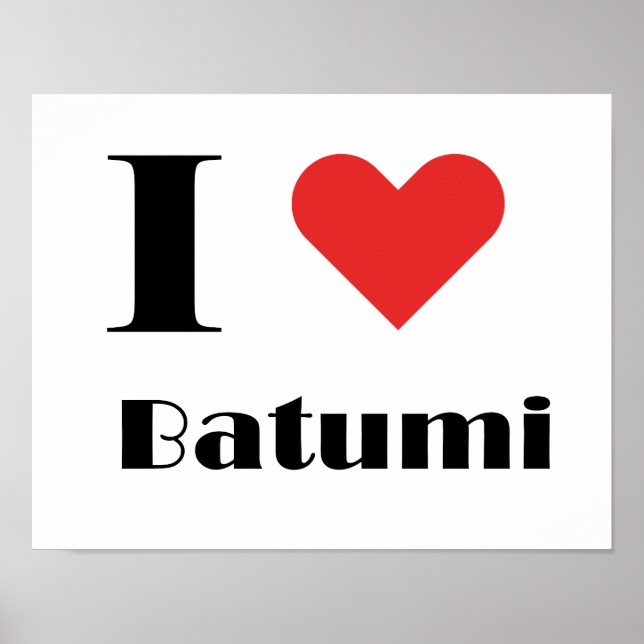 I Liebe Batumi Poster (Vorne)
