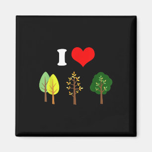 I Liebe Bäume Naturschutz Flugzeug Magnet