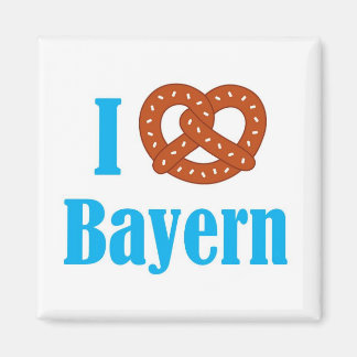 I Liebe Bayern Kühlschrank Magnet